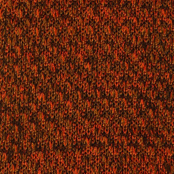 Rust melange V-knitted tie 2