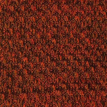 Rust melange V-knitted tie Rust melange V-knitted tie