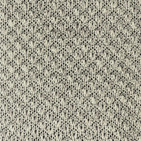 Light grey melange V-knitted tie