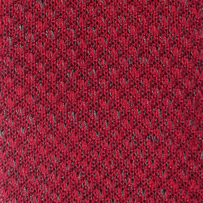 Coral melange V-knitted tie