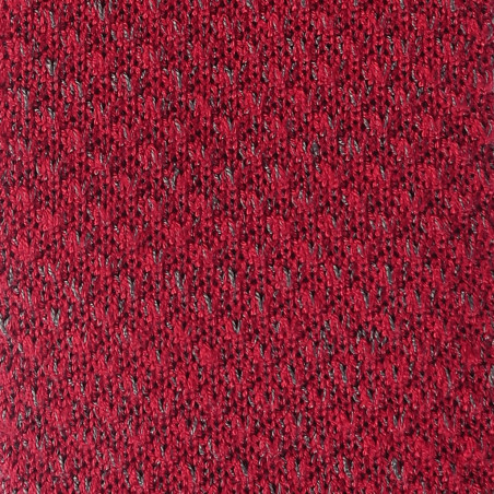 Coral melange V-knitted tie