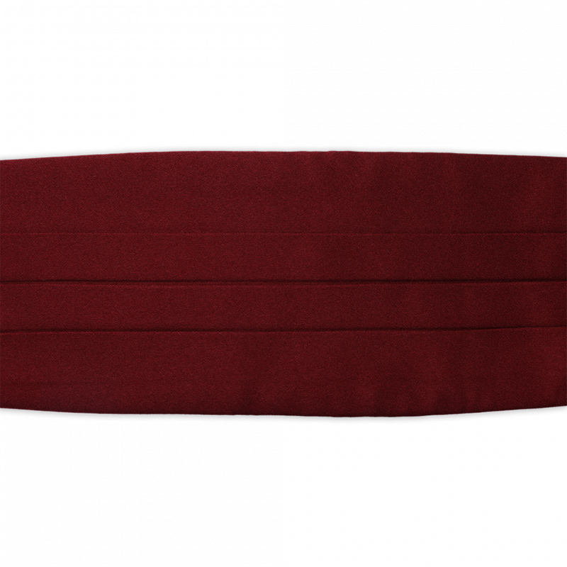 Fascia da smoking Bordeaux