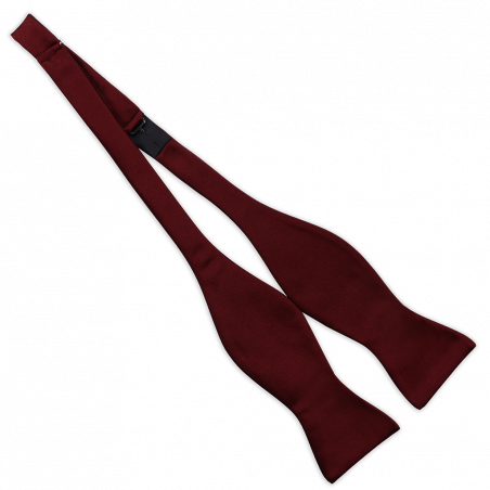 Bordeaux self bow tie