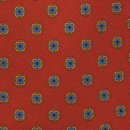 Disegno a fiori su fondo ruggine Disegno a fiori su fondo ruggine