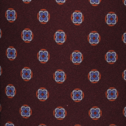 Micro flower pattern on burgundy 2