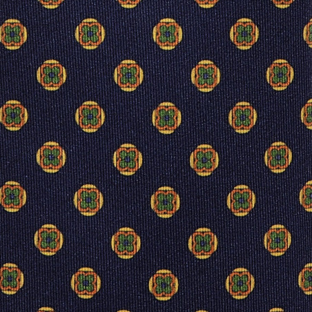 Micro flower pattern on navy