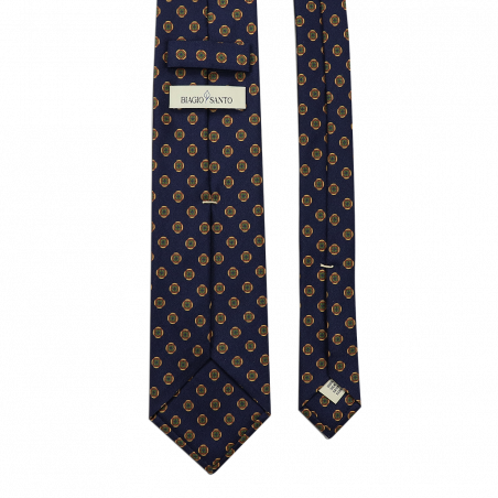 Micro flower pattern on navy