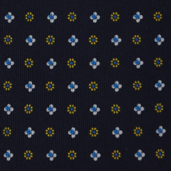 Printed navy flowers 2