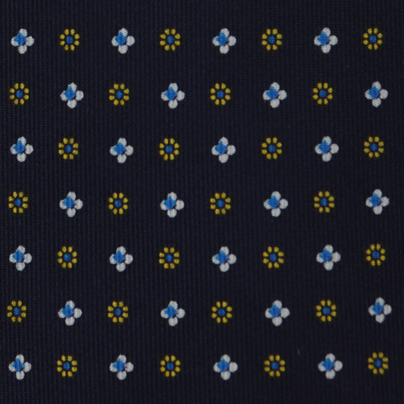 Printed navy flowers Printed navy flowers