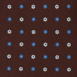 Stampa a fiori marrone 2