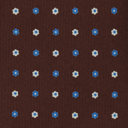 Printed brown flowers Printed brown flowers