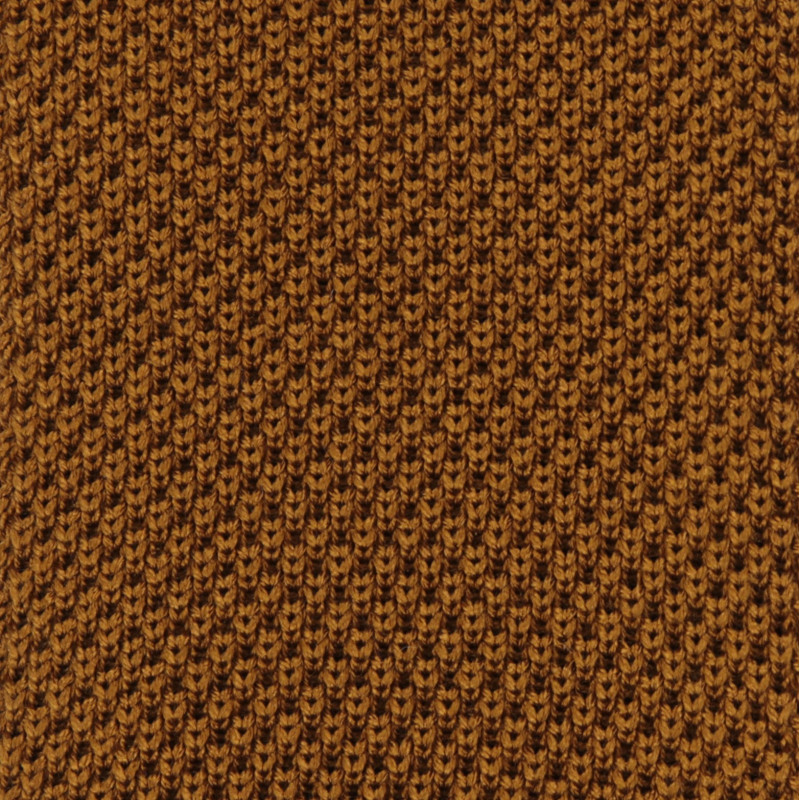 Brownish knitted tie
