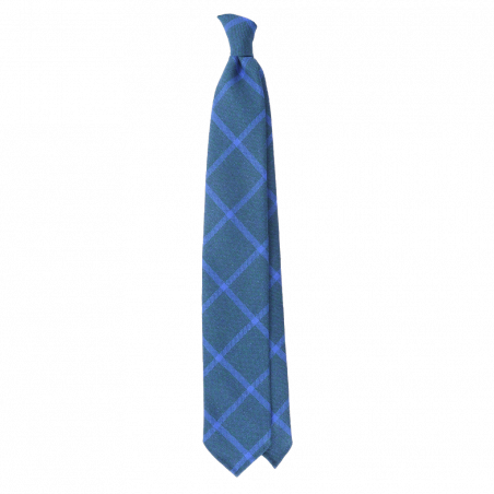 Petroleum-blue checked