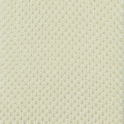 Cream V-knitted tie 2