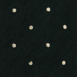 Shantung Pois Verde scuro 2