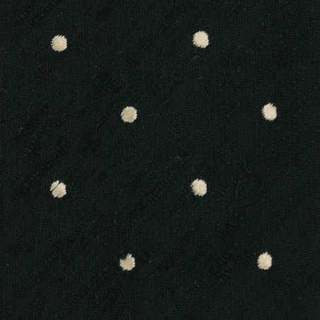 Shantung Pois Verde scuro Shantung Pois Verde scuro