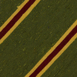 Shantung Army Green Stripes 2