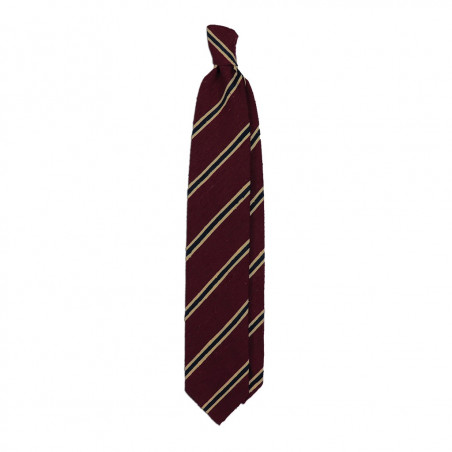Shantung Burgundy Stripes Shantung Burgundy Stripes