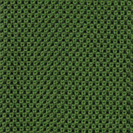 Green knitted tie