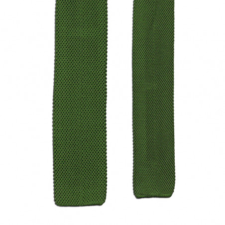 Cravatta a maglia verde