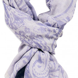 Sciarpa paisley blu 2