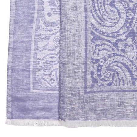 Paisley blue scarf