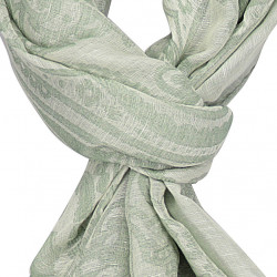 Paisley green scarf 2