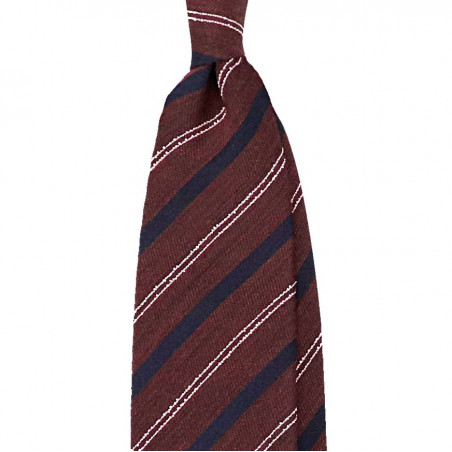 Jacquard Riga Navy su fondo Burgundy Jacquard Riga Navy su fondo Burgundy