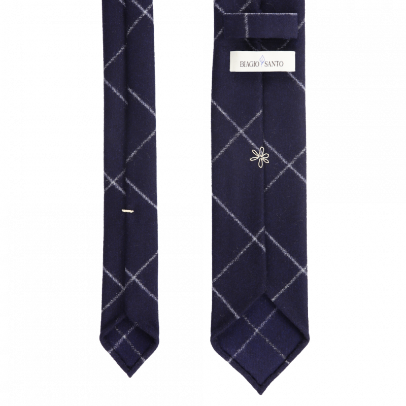 Navy checked Navy checked