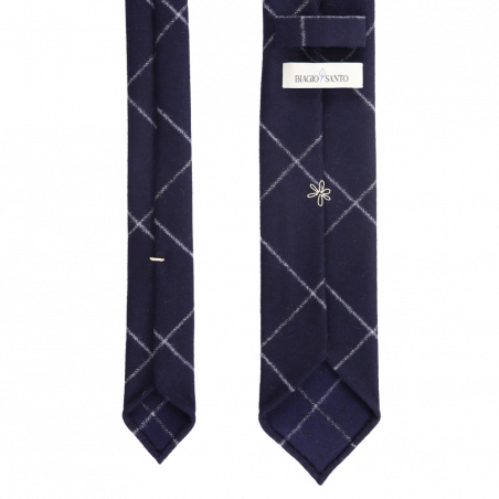 Navy checked