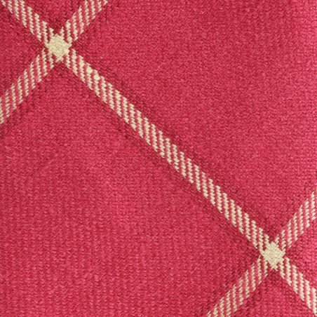 Cherry-beige checked