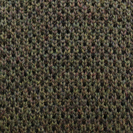 Olive green knitted tie
