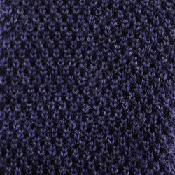 Cravatta a maglia blu scuro 2