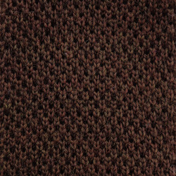 Brown knitted tie 2
