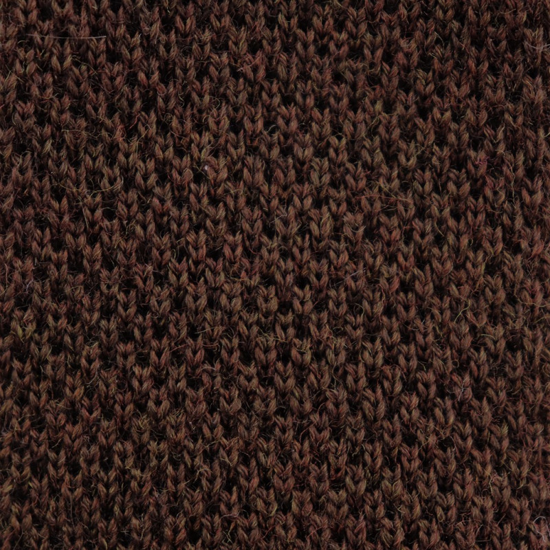 Brown knitted tie