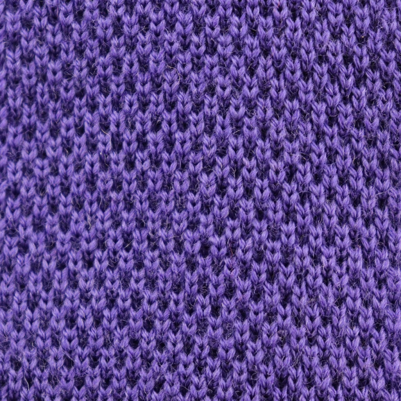 Purple knitted tie