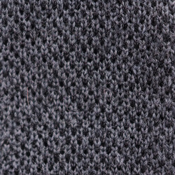 Dark grey knitted tie 2