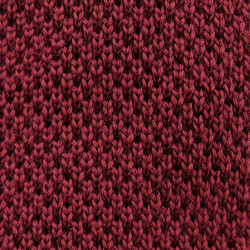 Cravatta a maglia bordeaux 2