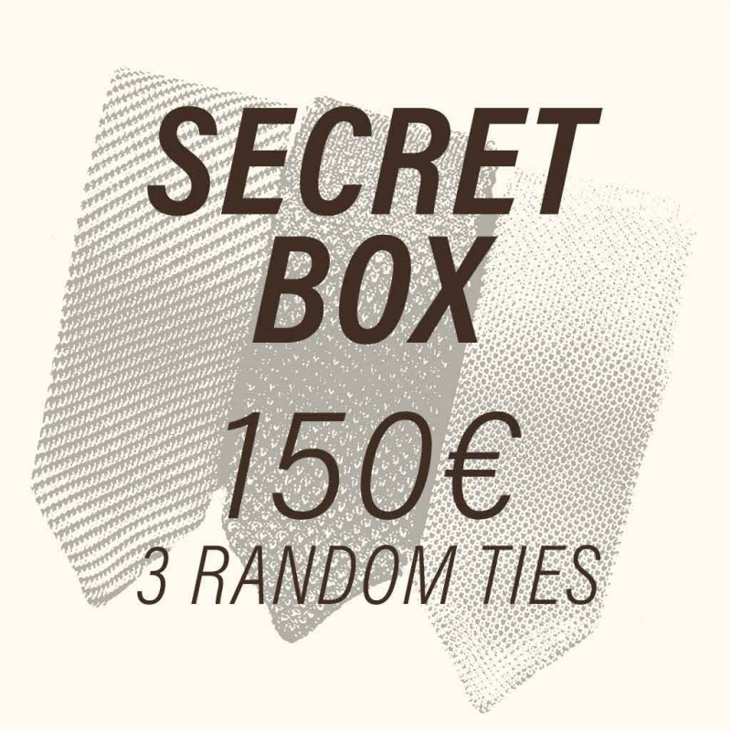 SECRET BOX - 3 CRAVATTE A NOSTRA SCELTA