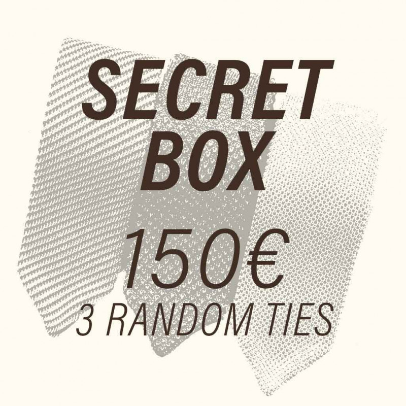 SECRET BOX - 3 TIES OF OUR CHOICE